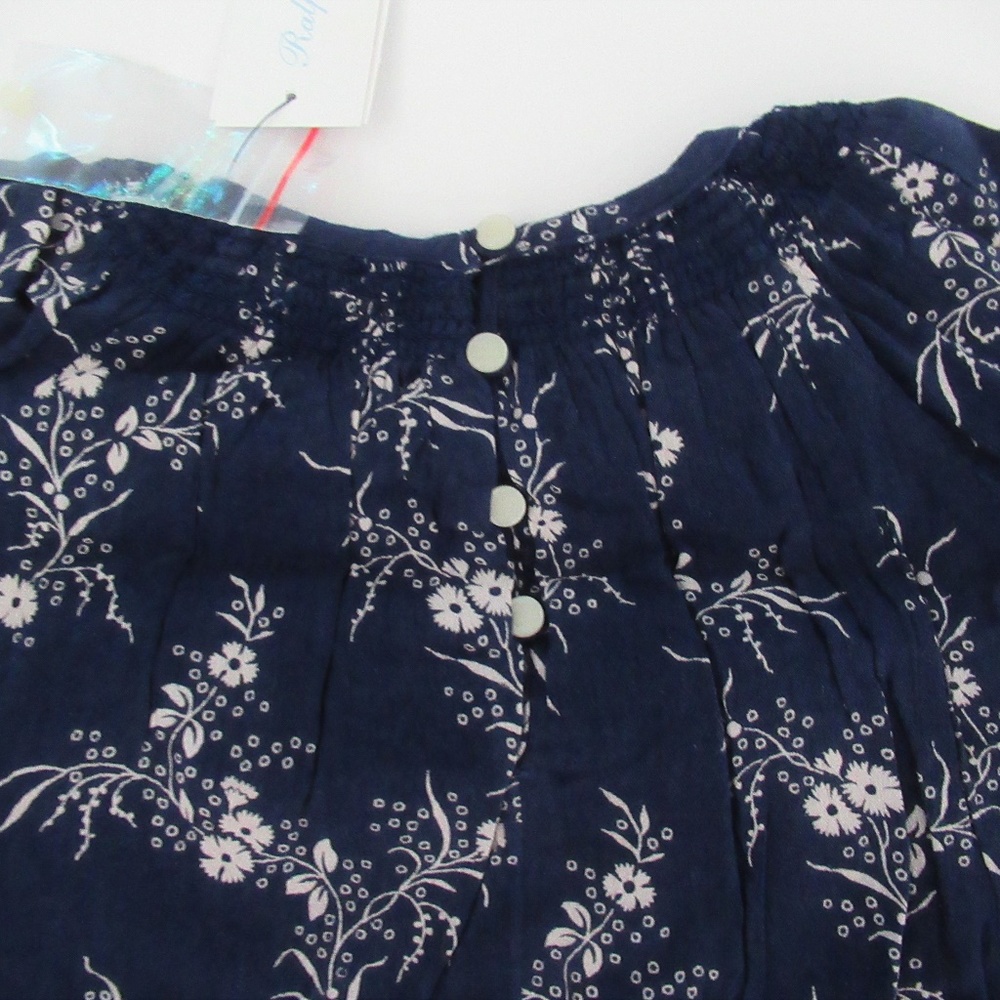 Ralph Lauren Infant Navy Blue Floral Dress Set NEW - Picture 7 of 7